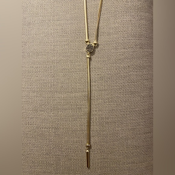 Kendra Scott Starla Necklace with Drusy Stone - Picture 2 of 3